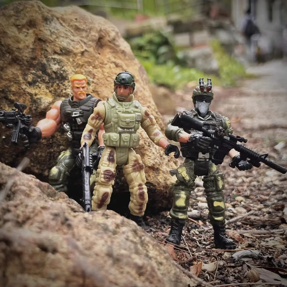 MQSTARSRISE Army Men Action Figures with Weapons | Detachable & Safe Plastic Playset - view 6