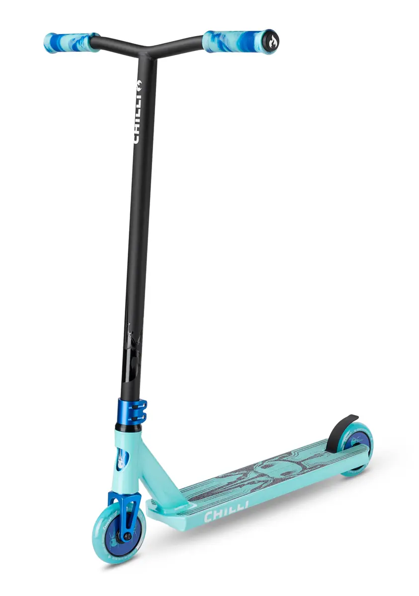 Chilli Pro Scooter Critter Blue Kick_Scooter 88cm | Extreme Freestyle for Ages 8+ - main product image
