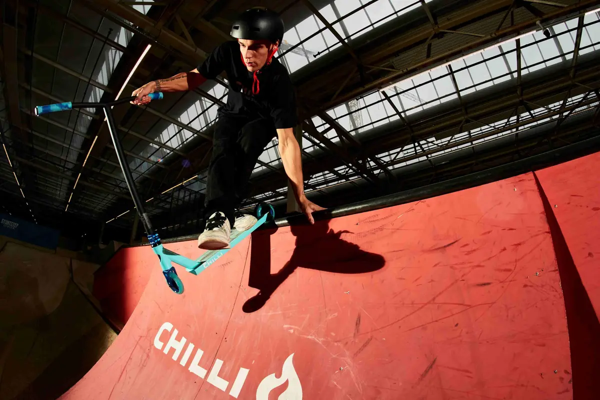 Chilli Pro Scooter Critter Blue Kick_Scooter 88cm | Extreme Freestyle for Ages 8+ - view 4