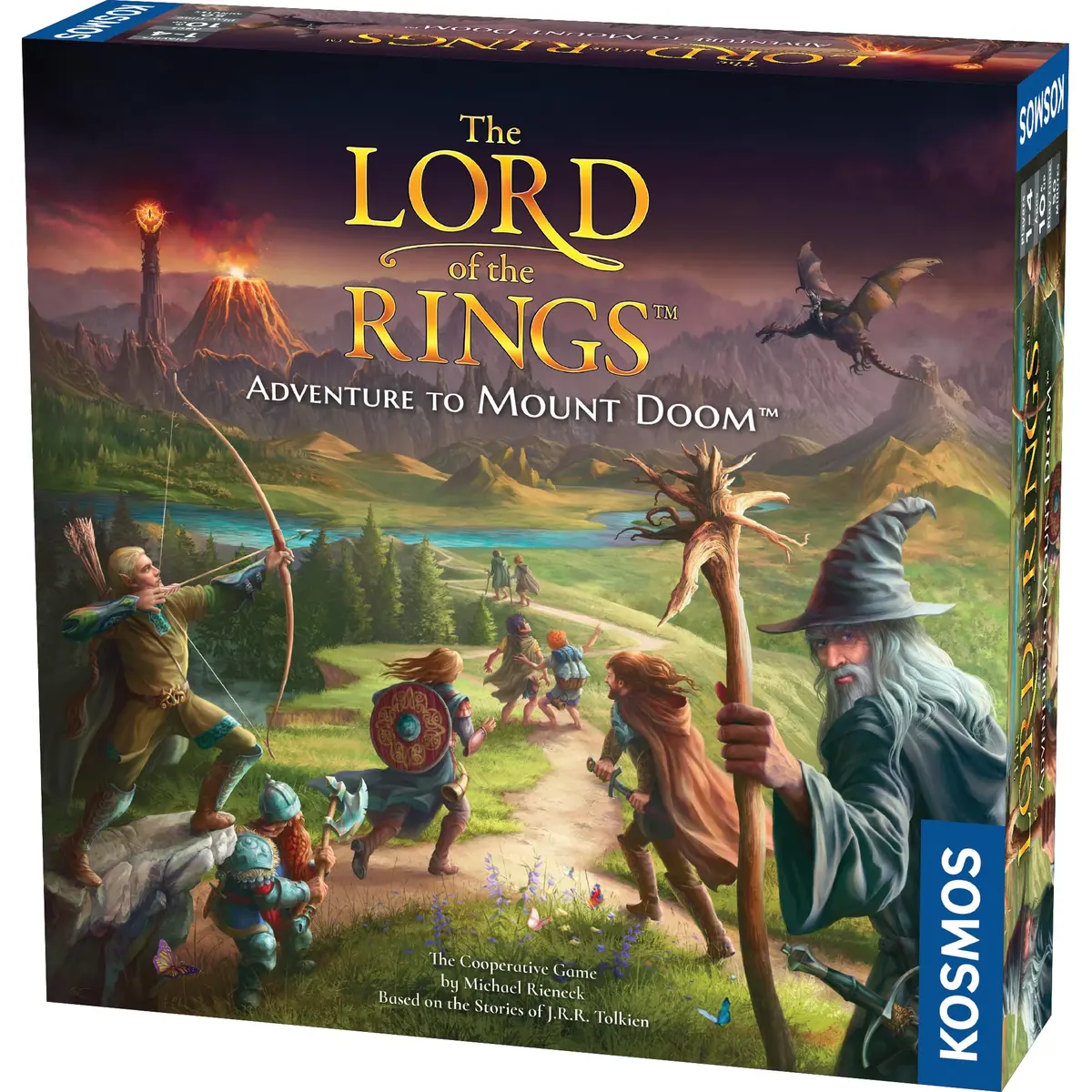 Thames & Kosmos Lord of the Rings Adventure to Mount Doom | Storytelling Board Game | Medium, Green - main product image