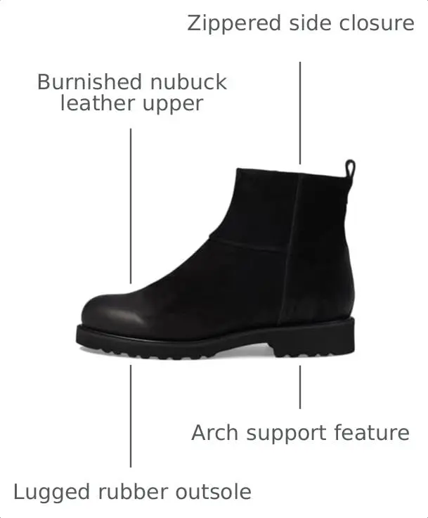 David Tate Damila Women's Black Nubuck Leather Boot 11 Medium | Stylish, Comfortable & Easy to Wear - view 4