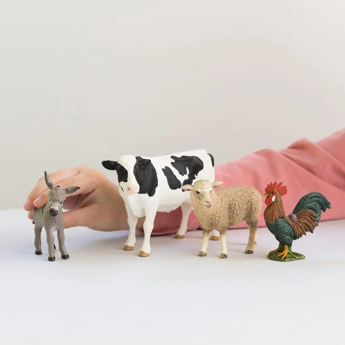 Schleich Farm World Starter Playset with 4 Realistic Animal Figures | Kids 3+ Years - view 3