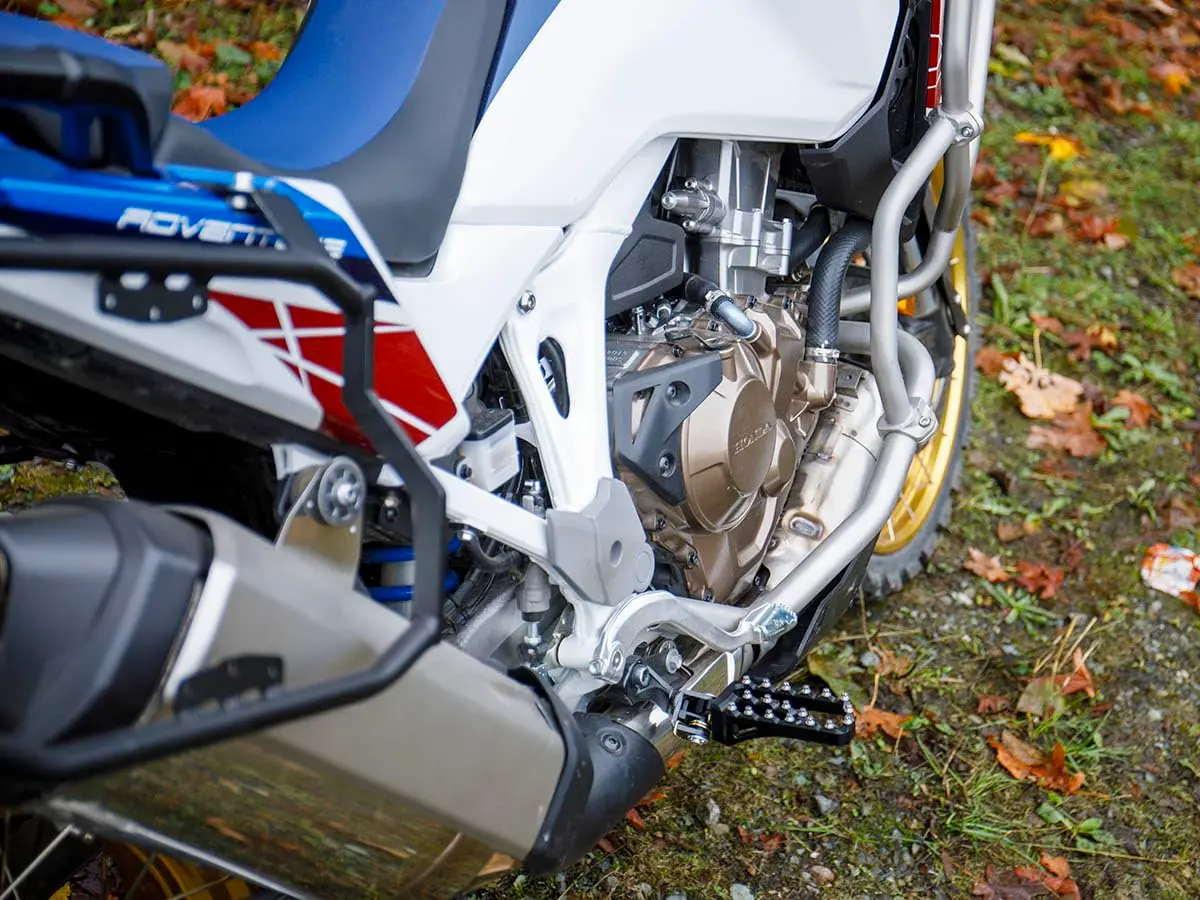 AltRider Adventure II Foot Pegs Compatible With Honda CRF1100 Africa Twin/ADV Sports - Heavy Duty Aluminum - High Traction Grip - Adjustable Height & Camber - Black - view 7