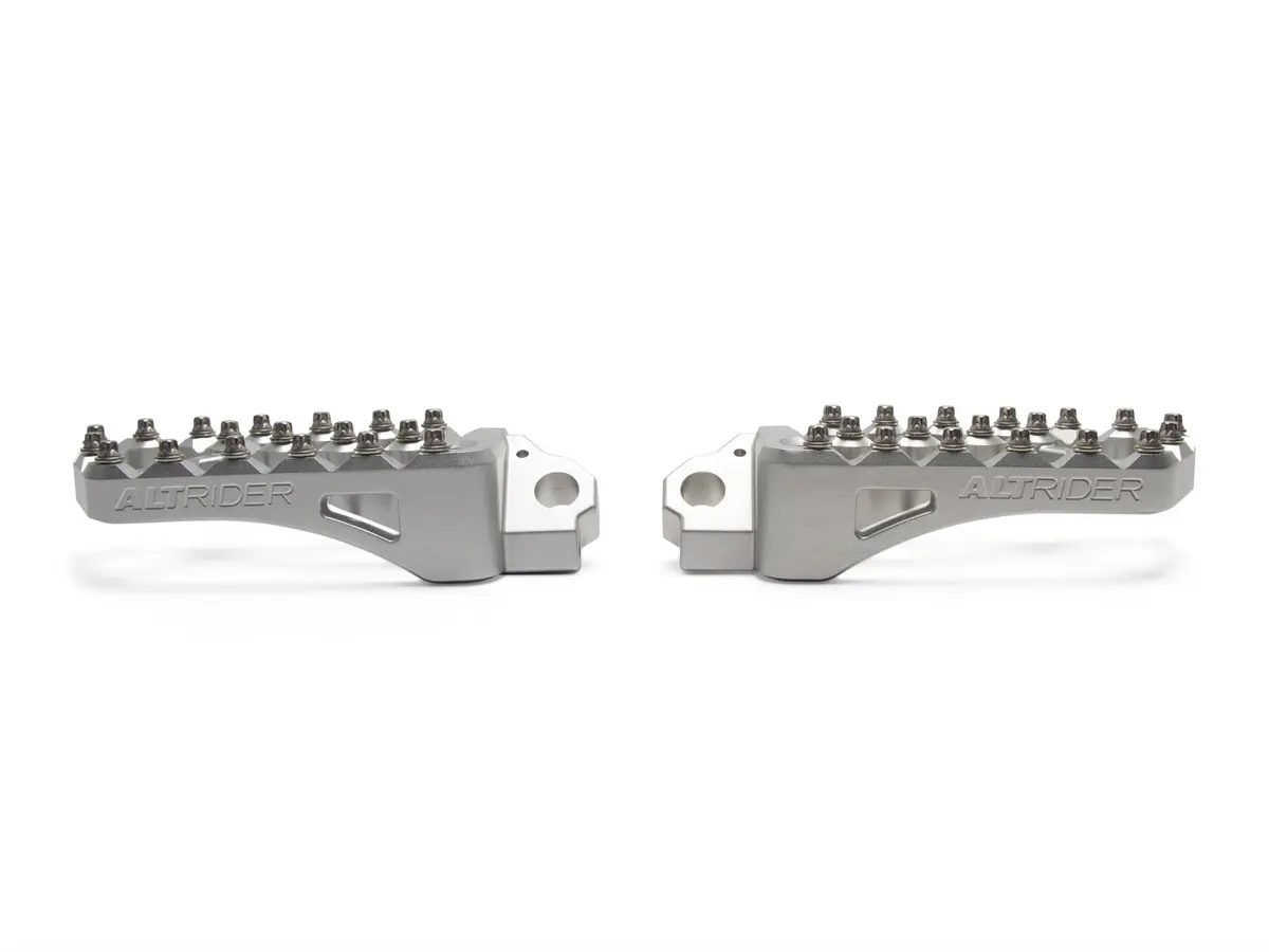 AltRider Adventure II Foot Pegs for BMW R 1200/1250 / 1300 GS - Heavy Duty Aluminum, High Traction, Adjustable Height, Silver - view 8