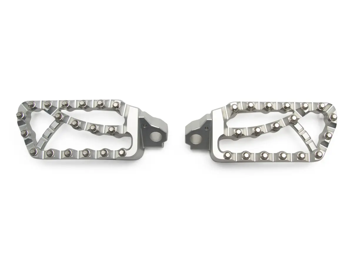 AltRider Adventure II Foot Pegs for BMW R 1200/1250 / 1300 GS - Heavy Duty Aluminum, High Traction, Adjustable Height, Silver - view 9