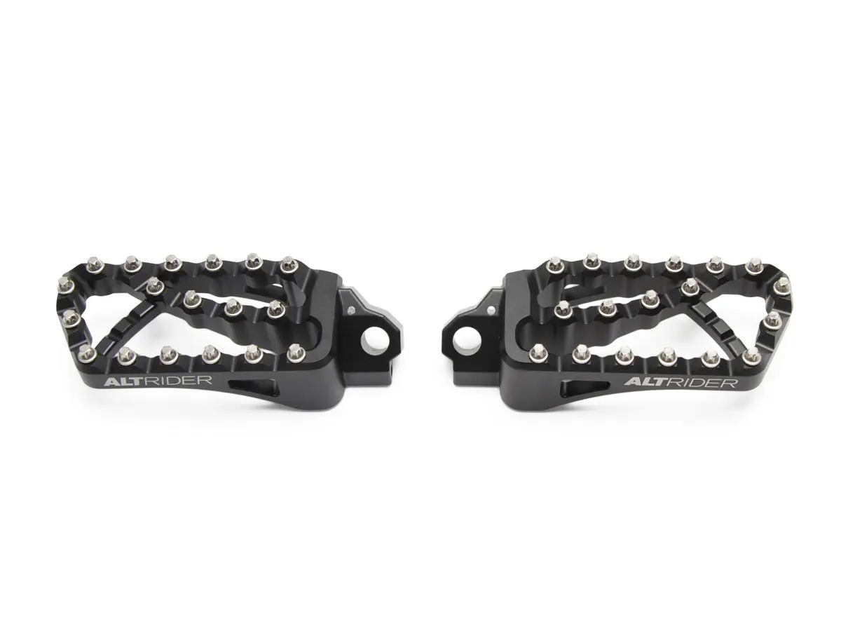 AltRider Adventure II Foot Pegs Compatible With Harley-Davidson Pan America 1250 - Heavy Duty Aluminum, Black - view 3