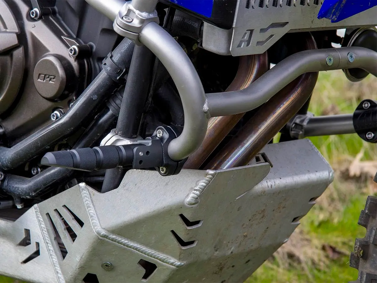 AltRider Universal Highway Pegs for Crash Bars Compatible With 7/8 Inch (22 mm) Diameter Bars | Heavy Duty, Rust-Resistant Motorcycle Foot Pegs - view 5