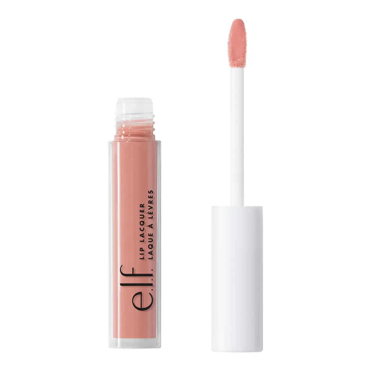 e.l.f. Lip Lacquer, Whisper Pink | High-Shine, Nourishing, Vegan Lip Gloss (0.08 Fl Oz) - main product image