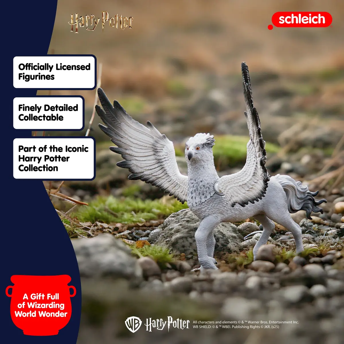 Schleich Harry Potter Buckbeak Toy Figurine 16.5 cm (6.5 inches) | ASTM-Tested for Ages 5+ - view 8