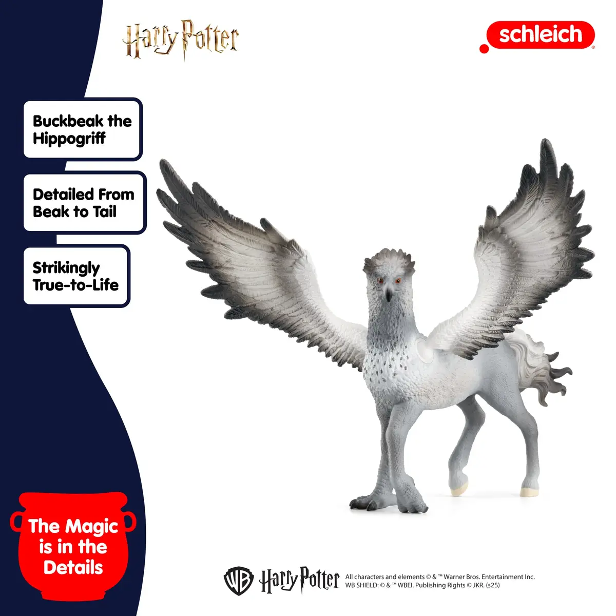 Schleich Harry Potter Buckbeak Toy Figurine 16.5 cm (6.5 inches) | ASTM-Tested for Ages 5+ - view 3