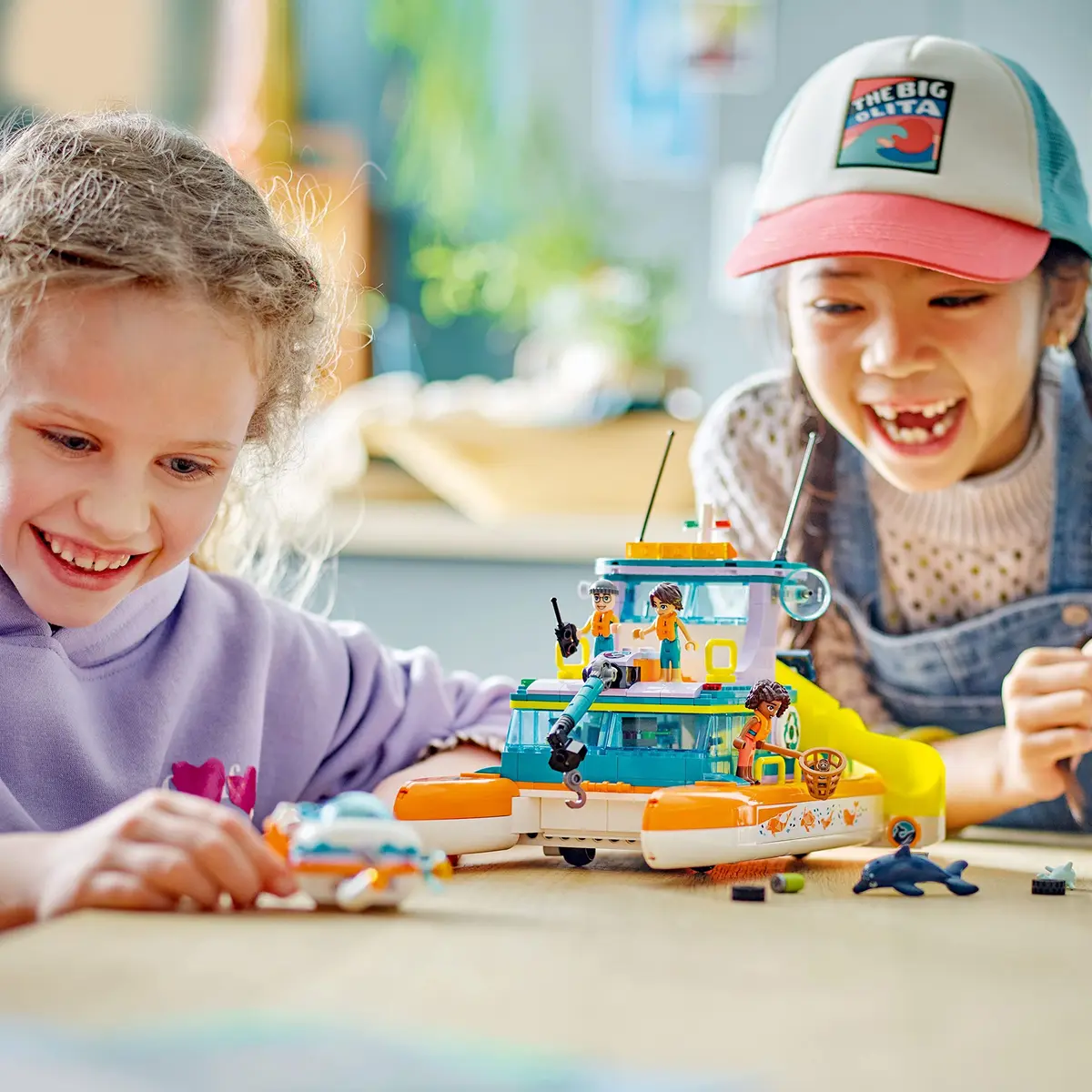 LEGO Friends Sea Rescue Boat 41734 | Ocean Life Role Play for Kids 7+ - view 3