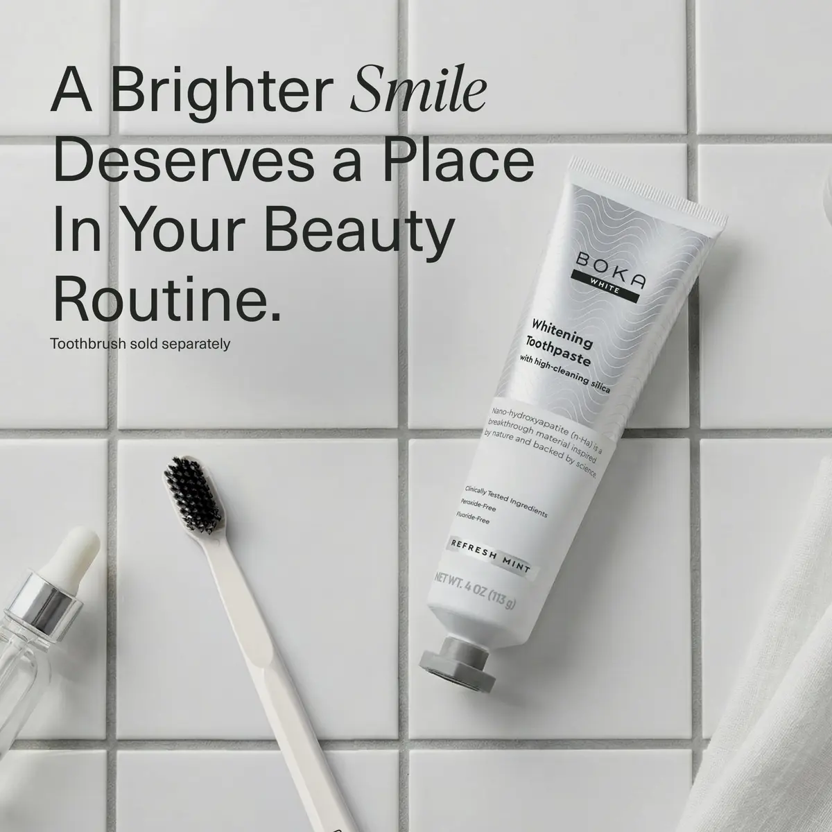 Boka Whitening Toothpaste with Nano Hydroxyapatite, 113g (4 Ounce) | Clinically Shown to Reduce Stains - view 7