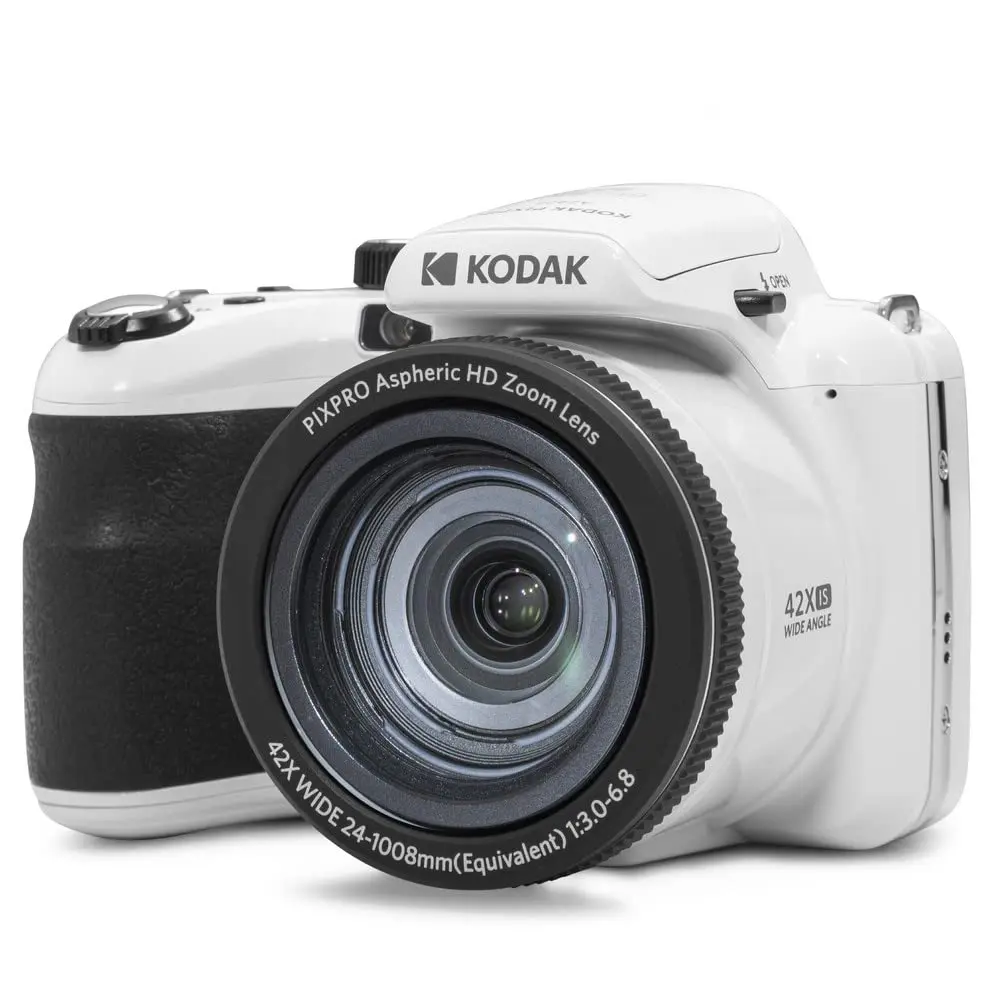 KODAK PIXPRO AZ425 20MP Digital Camera, 42x Optical Zoom, 1080p Full HD Video, White | 20.68 MP Effective Still Resolution - main product image