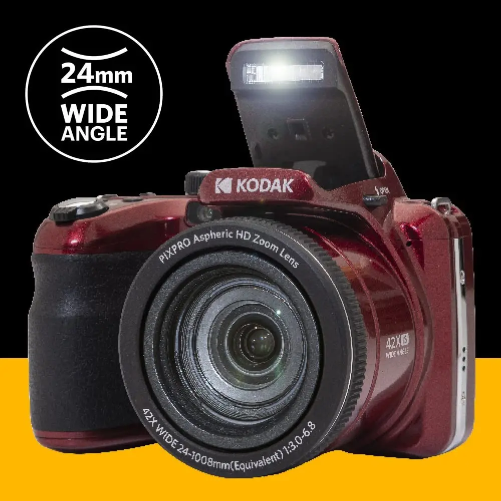 KODAK PIXPRO AZ425 Digital Camera 20MP 42x Optical Zoom Red | 1080p HD Video - view 5
