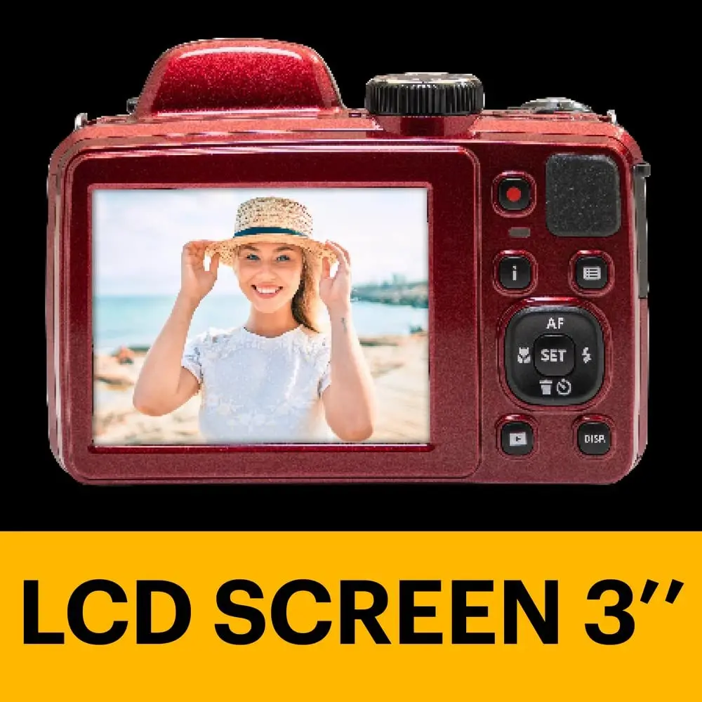 KODAK PIXPRO AZ425 Digital Camera 20MP 42x Optical Zoom Red | 1080p HD Video - view 4