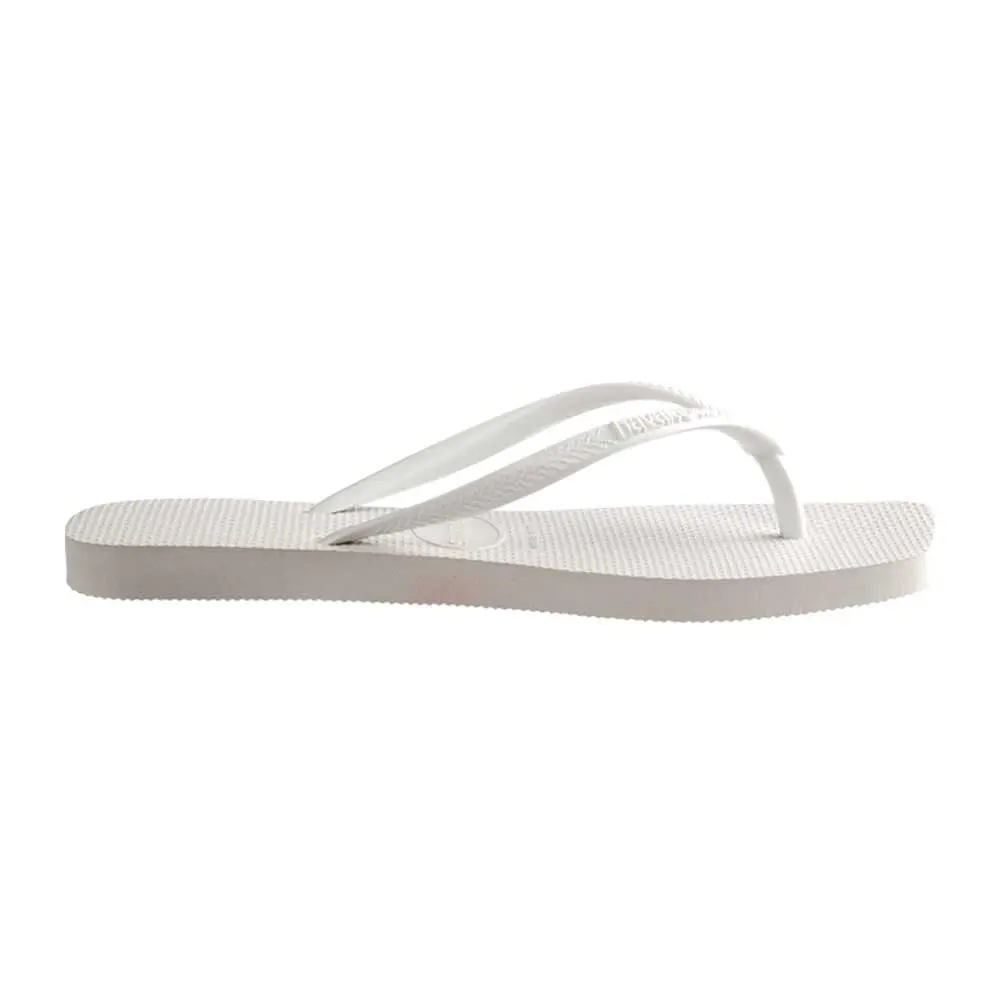 Havaianas Slim Square Flip Flops White Women's 5-6 US | Beach-Ready Style for India - view 3