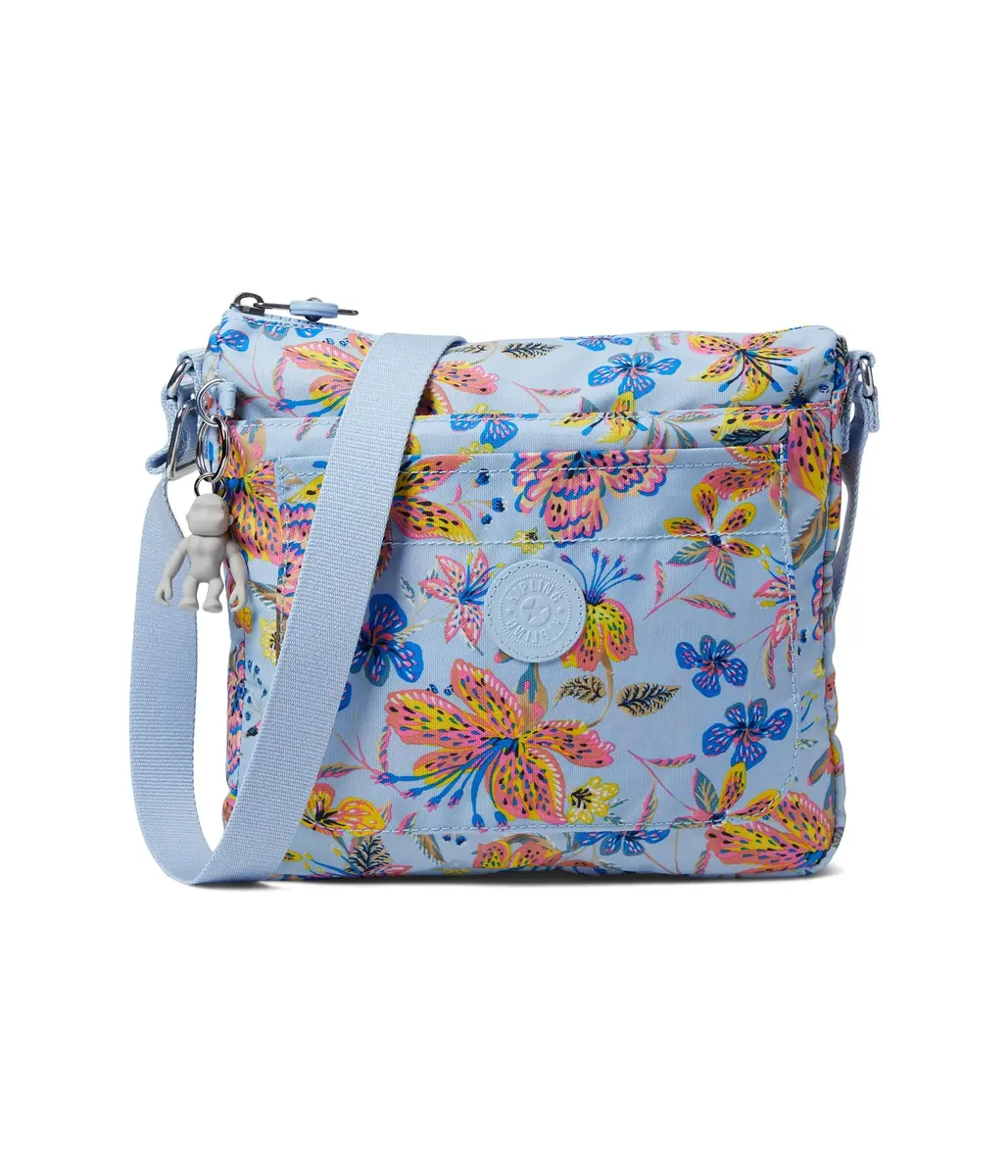 Kipling Sebastian Crossbody Bag Wild Flowers 2L (0.07 cu ft) | Lightweight Nylon Messenger Bag - main product image