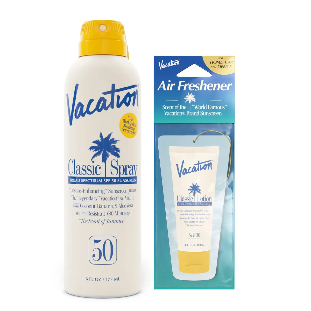 VACATION Classic SPF 50 Sunscreen Spray 177ml (6 Fl Oz) | Broad Spectrum Protection - main product image