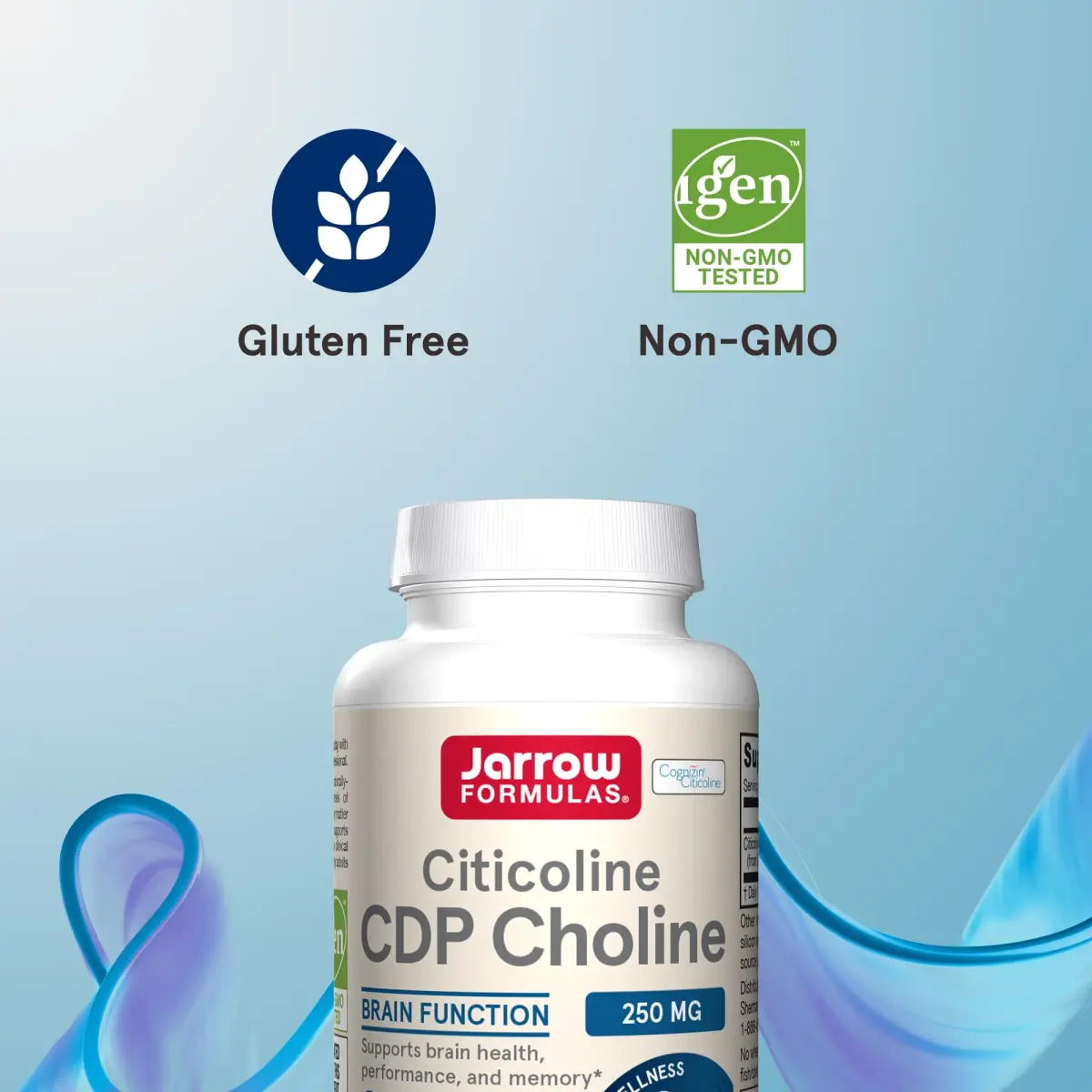 Jarrow Formulas Citicoline CDP Choline 250 MG Capsules | 720 Count (Pack of 120) - view 5