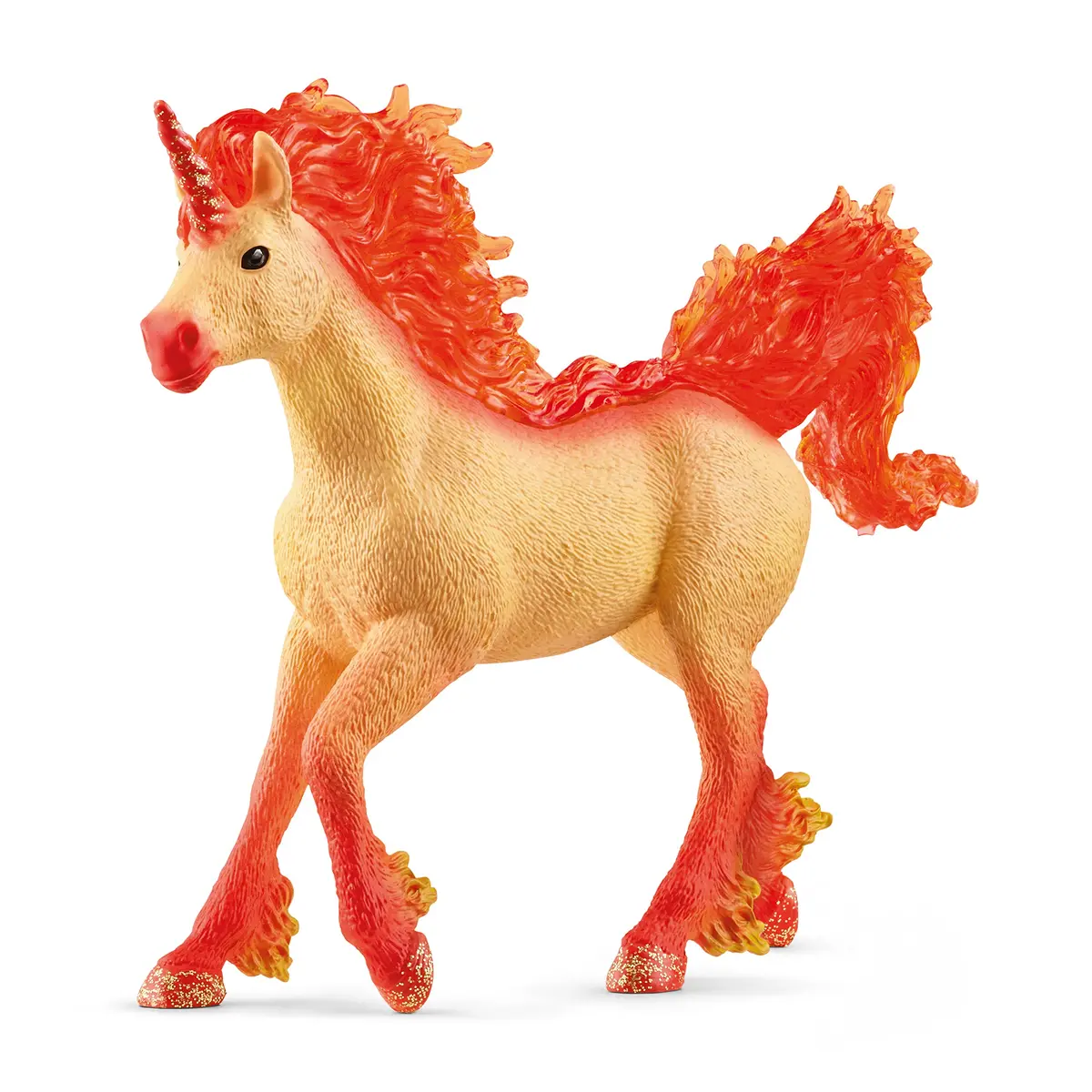 Schleich Bayala Elementa Fire Unicorn Stallion 5.7in | Fantasy Unicorn Toy for Kids 5+ - main product image