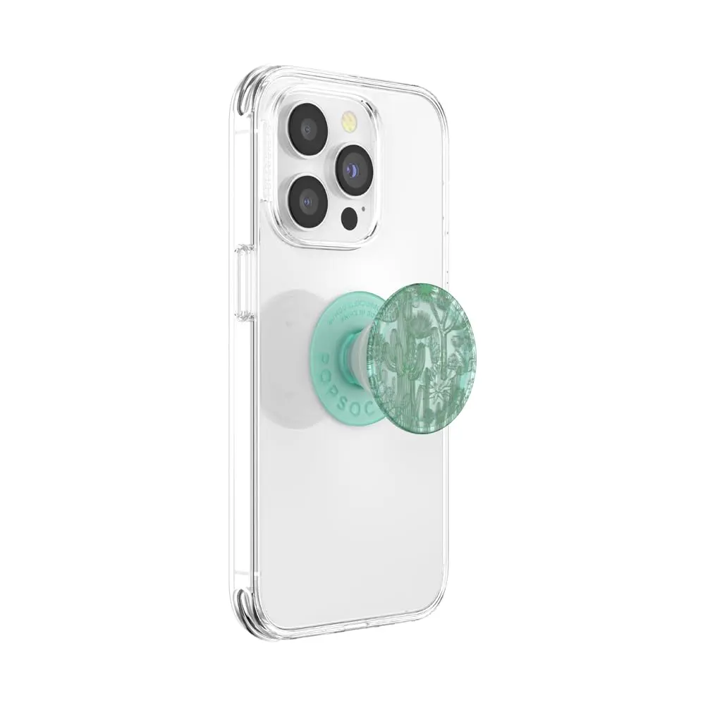 PopSockets Adhesive Phone Grip, PopPlant Cacti | Eco-Friendly, Recyclable, Secure Hold - view 2