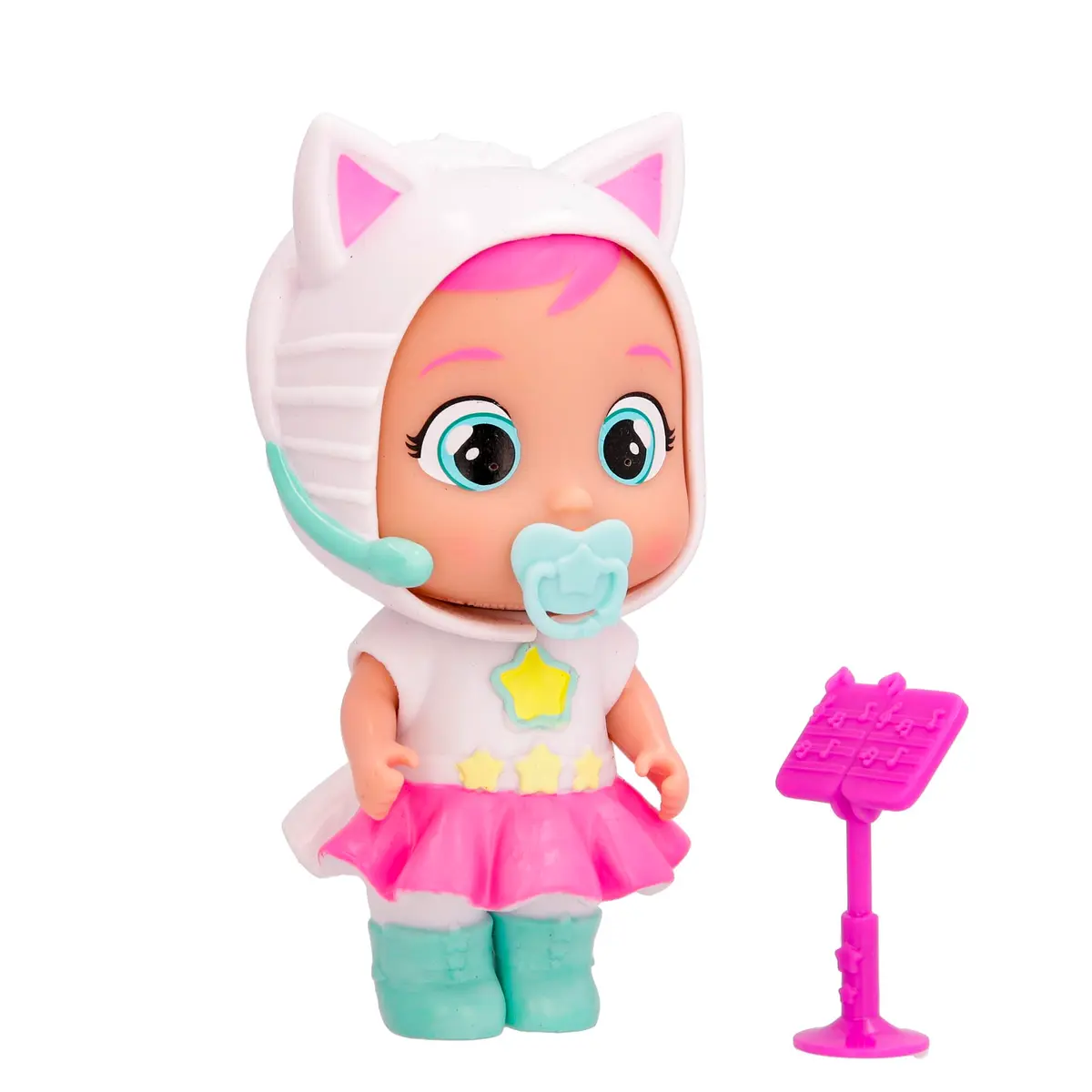 Cry Babies Magic Tears Talent Babies Daisy Doll 15.1 cm (5.9 in) | Interactive Singing Doll with 6+ Surprises - view 4