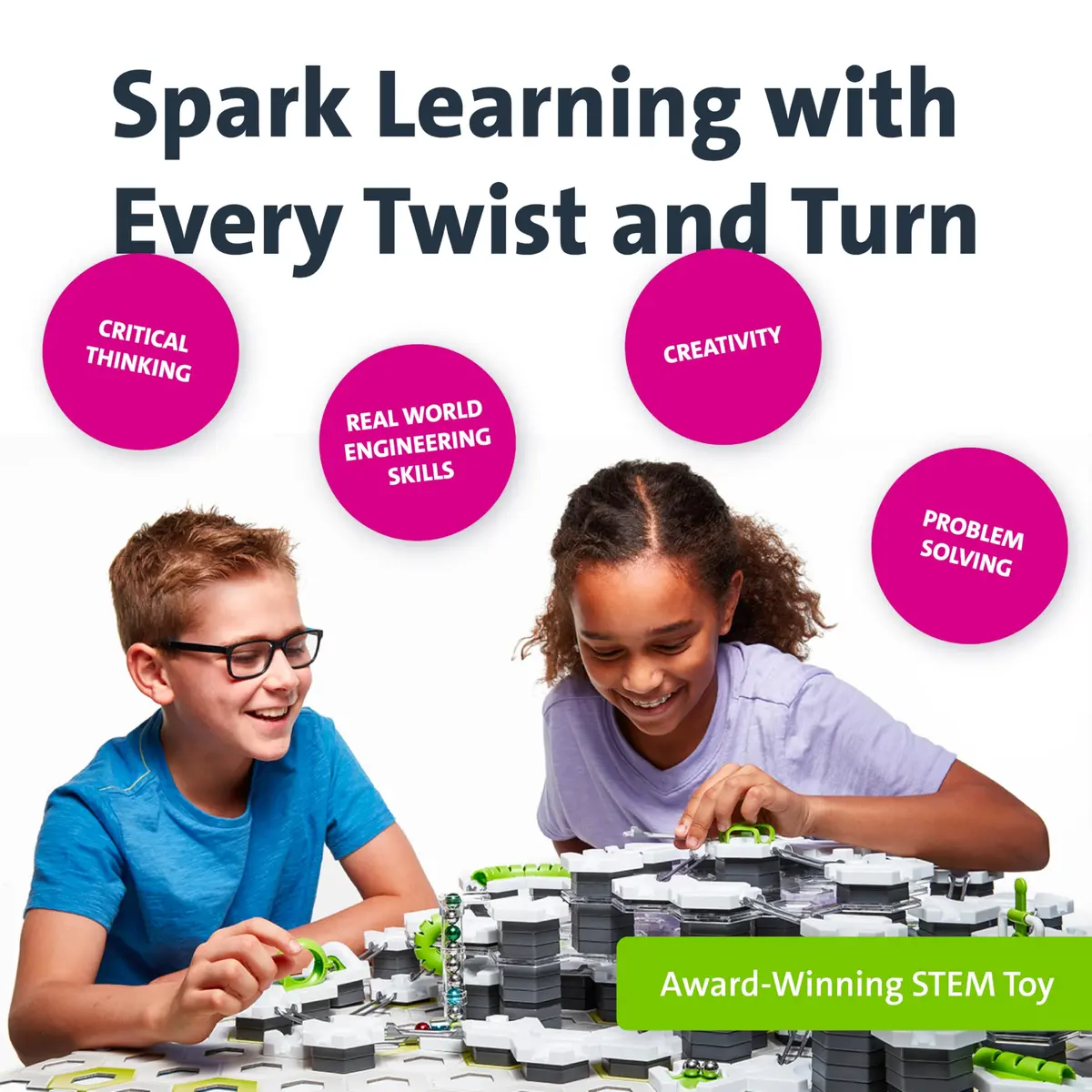 GraviTrax Marble Track Starter Set | STEM Toy for Kids 8+ | Brain & Critical Thinking - view 2