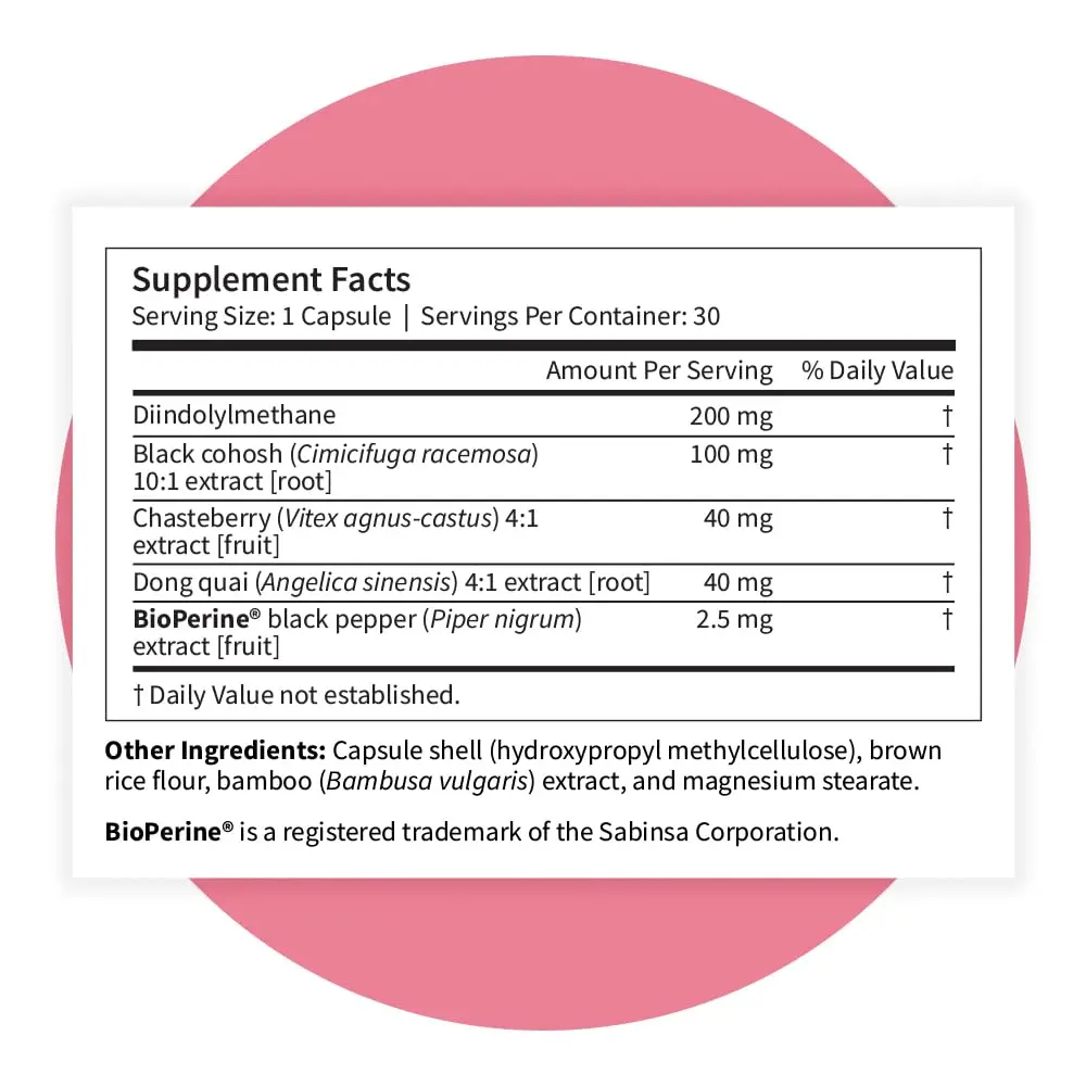 Pattern Wellness Menopause Complex Supplement – 30 Vegan Capsules | Supports Hormonal Balance & Women’s Wellness - view 9