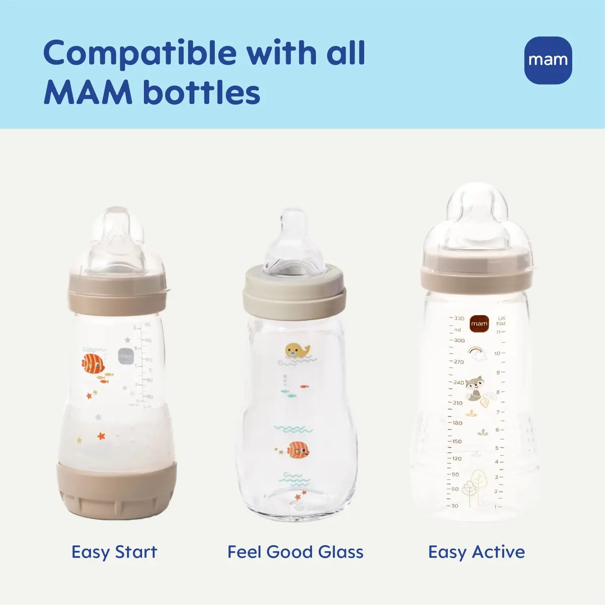 MAM Baby Bottle Anti-Colic Extra Slow Nipples Fits All MAM Bottles | Reduces Gas & Discomfort - view 5