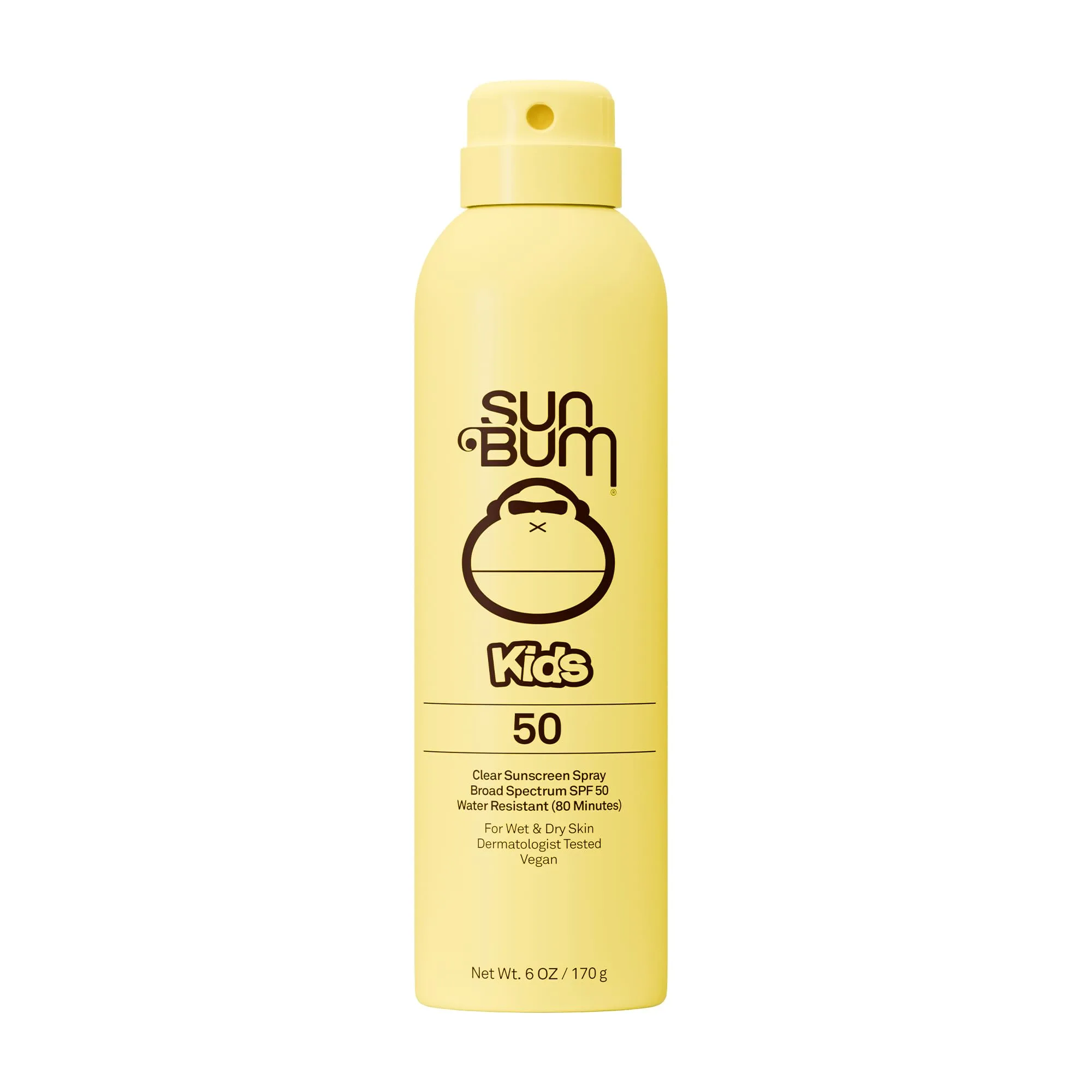 Sun Bum Kids SPF 50 Clear Body Spray Sunscreen, 6 oz | Reef-Safe & Water-Resistant for Active Kids - main product image