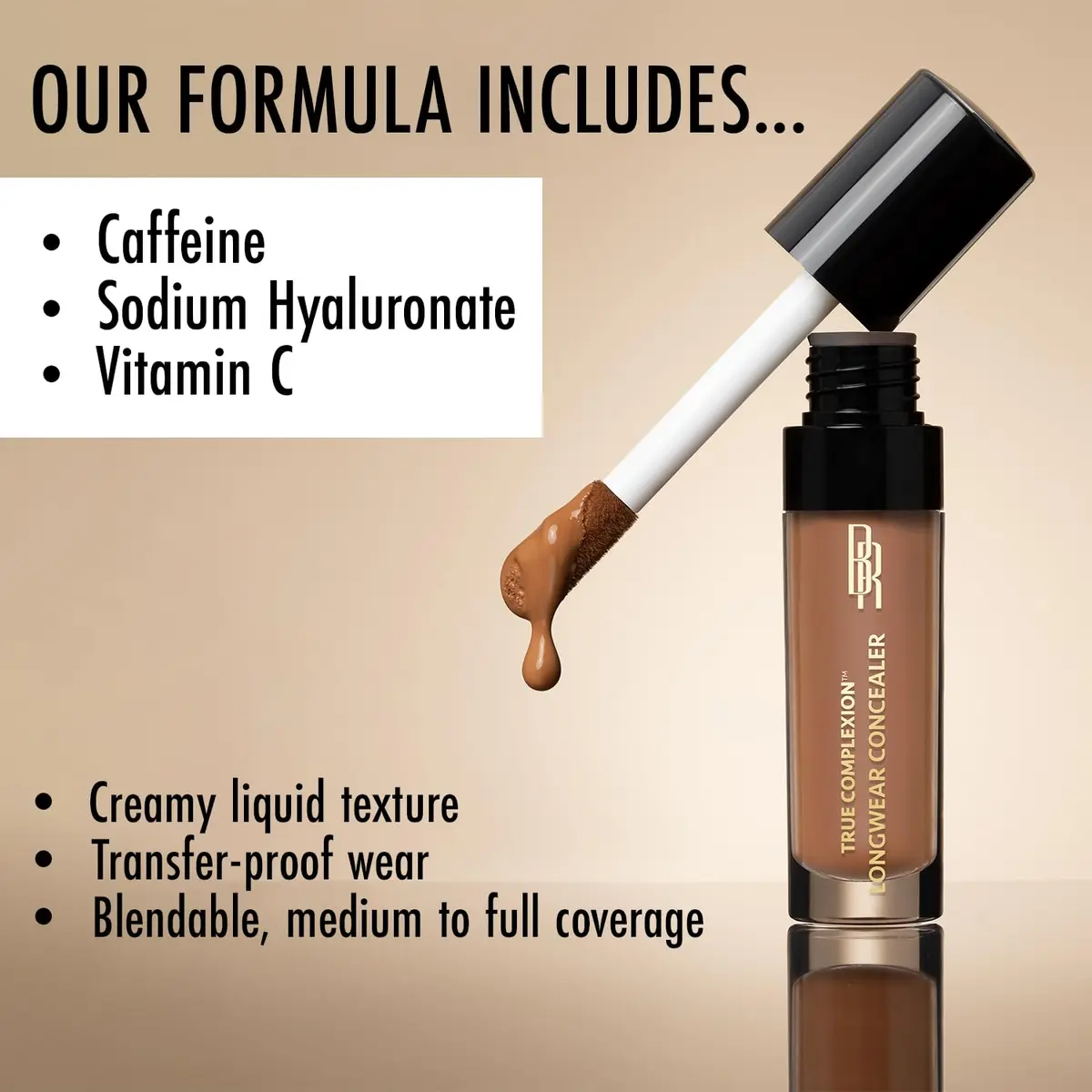 Black Radiance True Complexion™ Longwear Concealer Light To Medium | Hydrating, Buildable Coverage - view 6