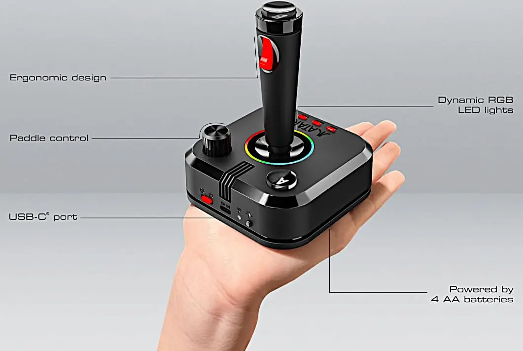 My Arcade Atari Game Station Pro Retro Console with 200+ Games & Wireless Joysticks | 1.45 kg (3.19 lb) - view 4