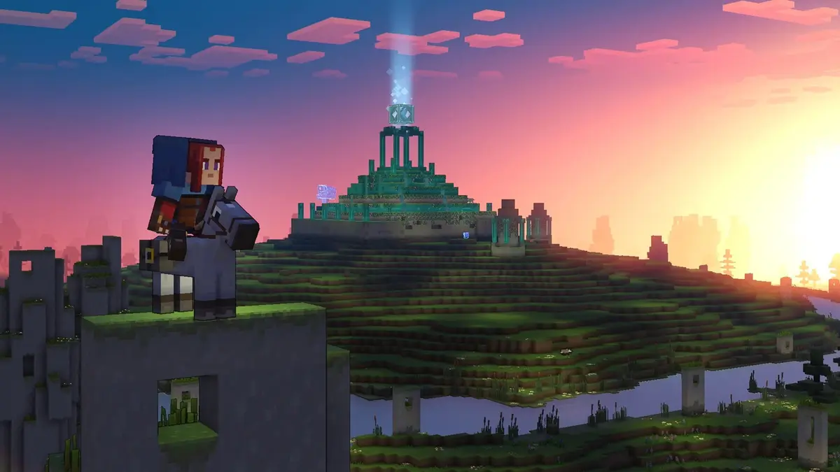 GSWQUJO Minecraft Legends - Deluxe Edition - PS5 | Rich World, Six Skins, Multiplayer Support - view 8