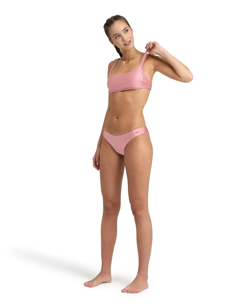 ARENA Women's Shila Bralette Bikini Set Two-Piece Beach Swimsuit XX-Large | Quick Drying, Pink Powder - view 6