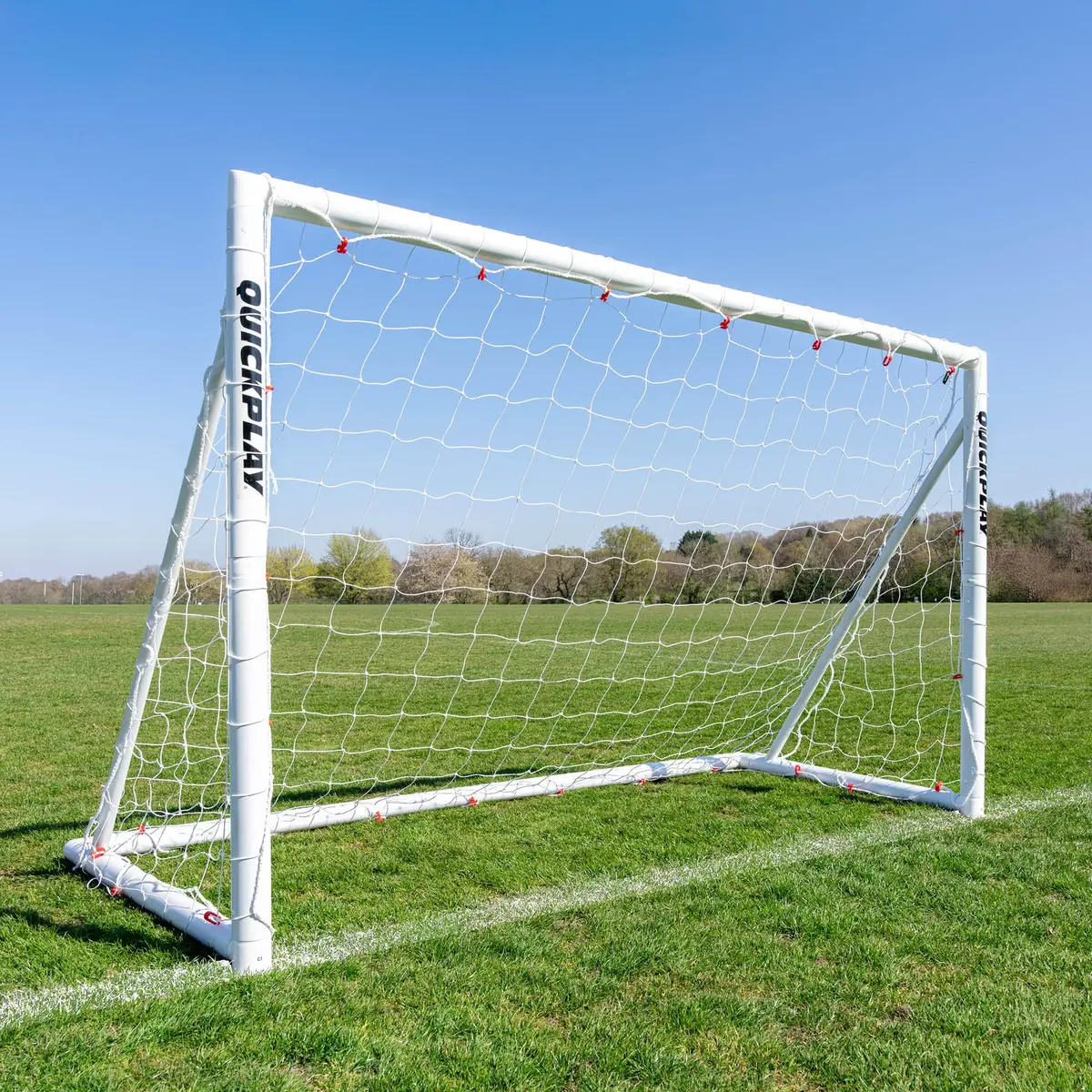 QUICKPLAY Q-Fold 8x5 Folding Soccer Goal Weatherproof PVC U9-U10 | Fast Setup & Durable - main product image