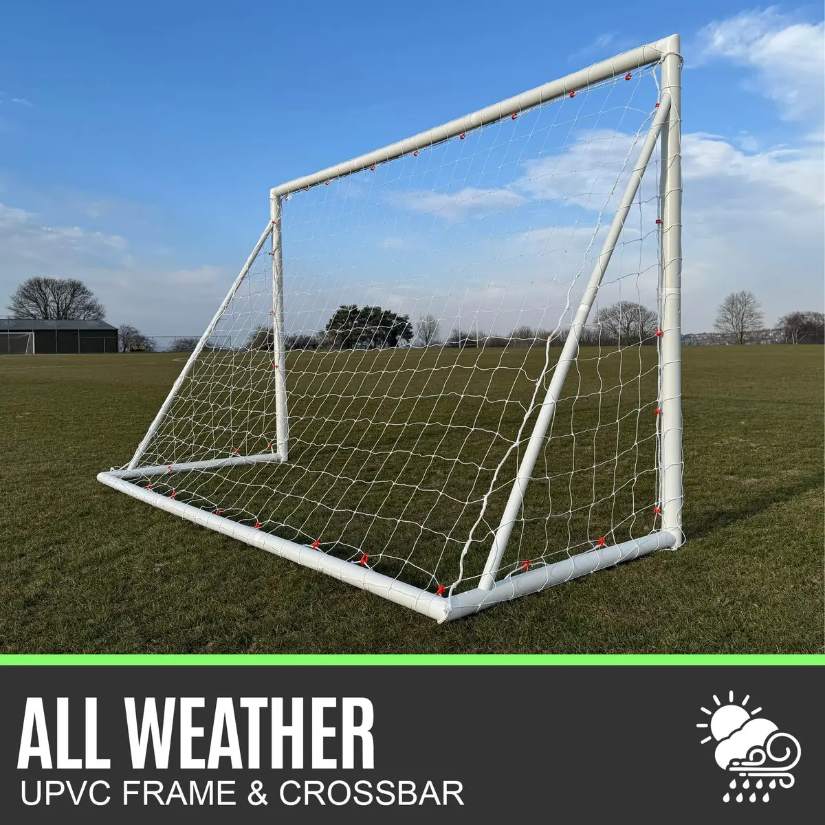 QUICKPLAY Q-Fold 8x5 Folding Soccer Goal Weatherproof PVC U9-U10 | Fast Setup & Durable - view 6