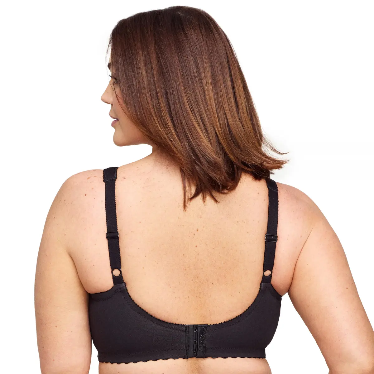 Glamorise Plus Size MagicLift Cotton Support Bra Wirefree 36D | Comfort & Support - view 9