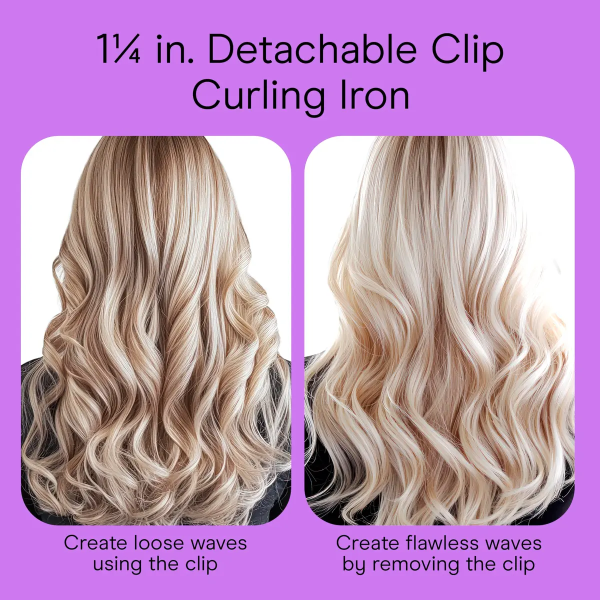 INFINITIPRO BY CONAIR Tourmaline Ceramic Curling Wand 1.25" | Frizz-Free Waves & Curls - view 9