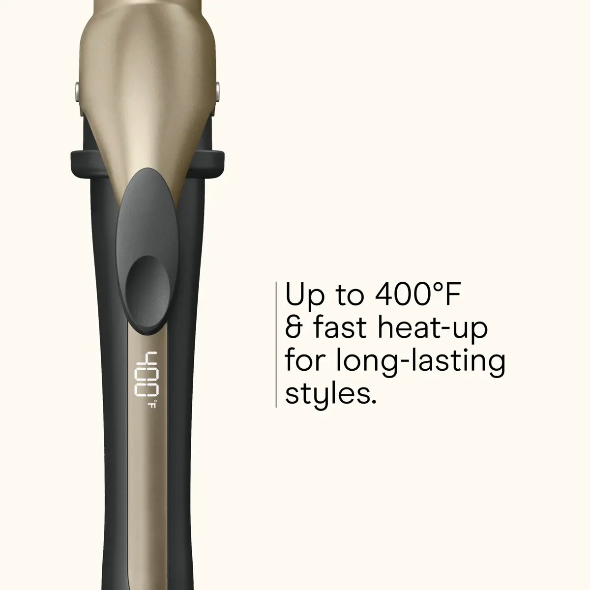 INFINITIPRO BY CONAIR Tourmaline Ceramic Curling Wand 1.25" | Frizz-Free Waves & Curls - view 4