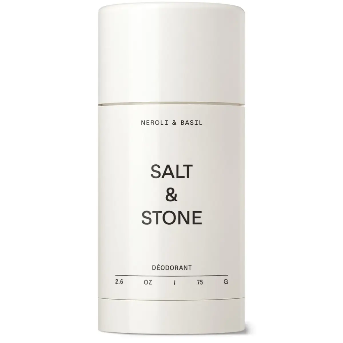 Salt & Stone Aluminum-Free Deodorant Neroli & Basil 73.7g (2.6 oz) | 48-Hour Odor Protection - main product image