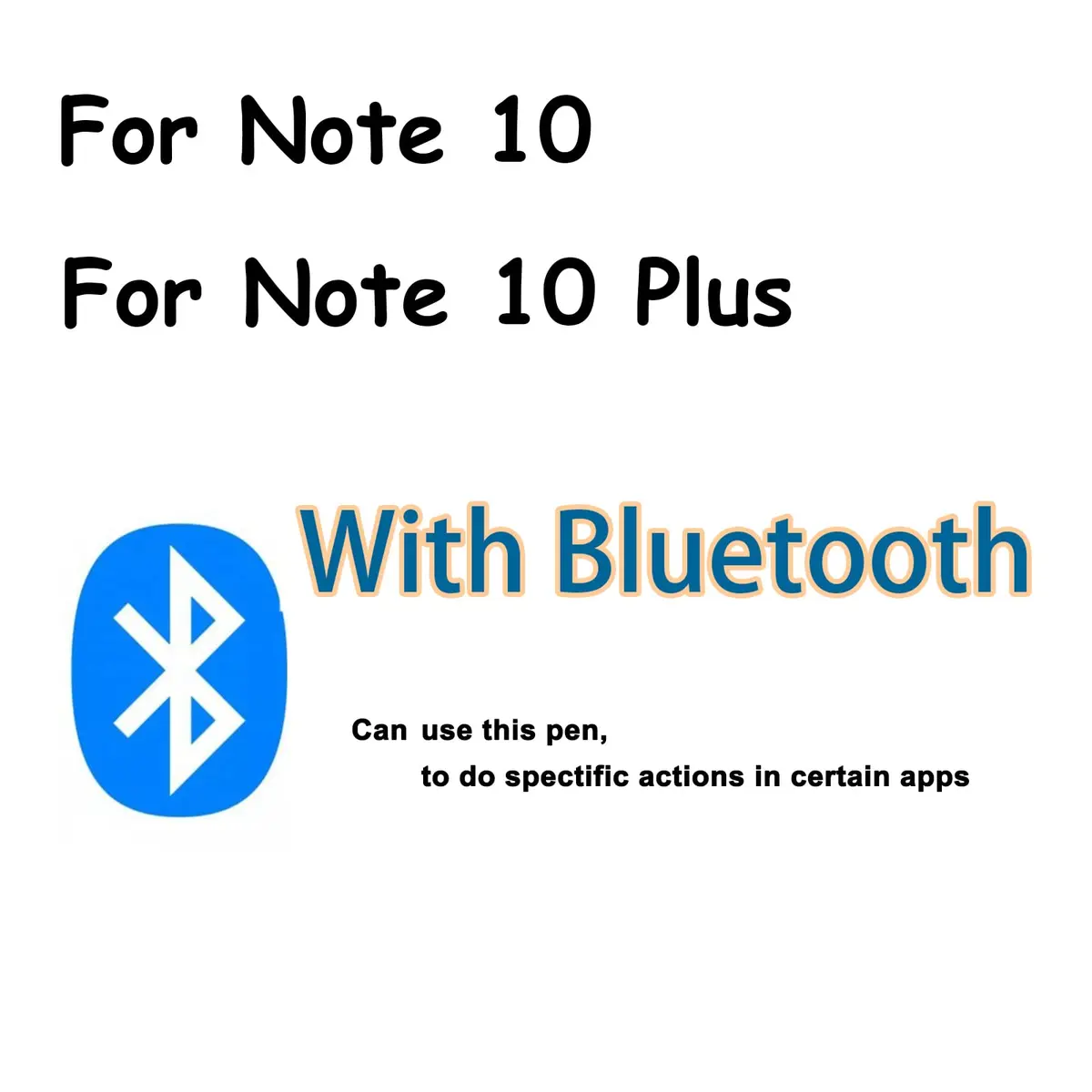 PCTC Note 10 S Pen withBluetooth for Samsung Galaxy Note10/Note 10+ | 4096 Pressure Levels - view 4