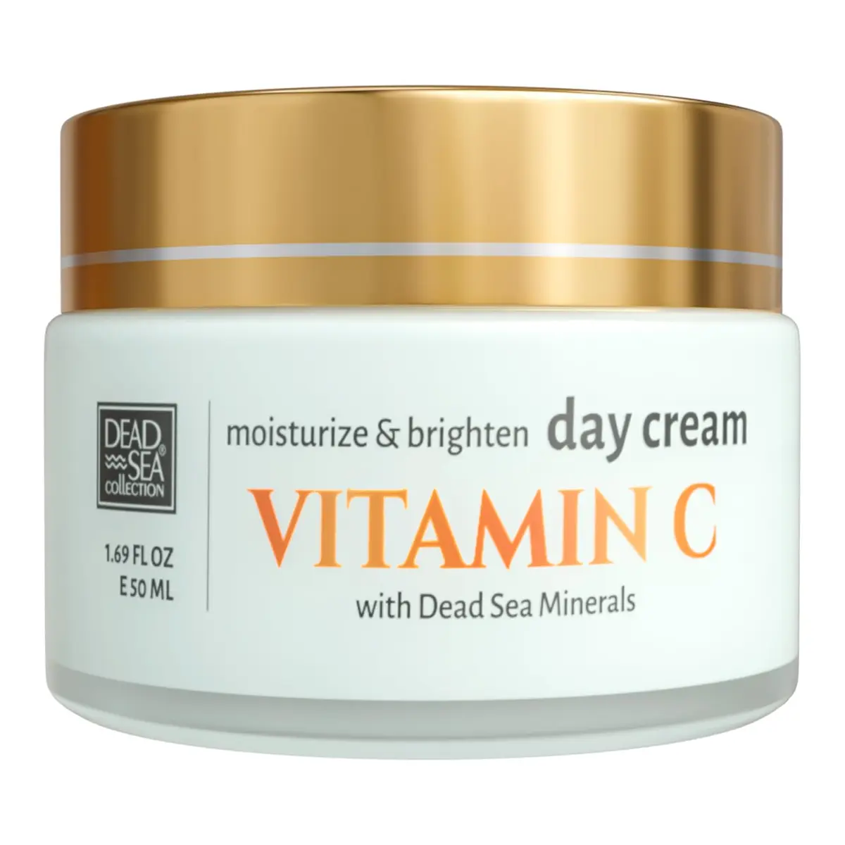 Dead Sea Collection Day Cream for Face with Vitamin C, Dead Sea Minerals, and Vitamin E – Anti Aging Nourishing Skin Care Moisturizer to Reduce Wrinkles (1.69 fl oz) - main product image