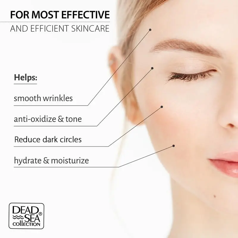Dead Sea Collection Day Cream for Face with Vitamin C, Dead Sea Minerals, and Vitamin E – Anti Aging Nourishing Skin Care Moisturizer to Reduce Wrinkles (1.69 fl oz) - view 7