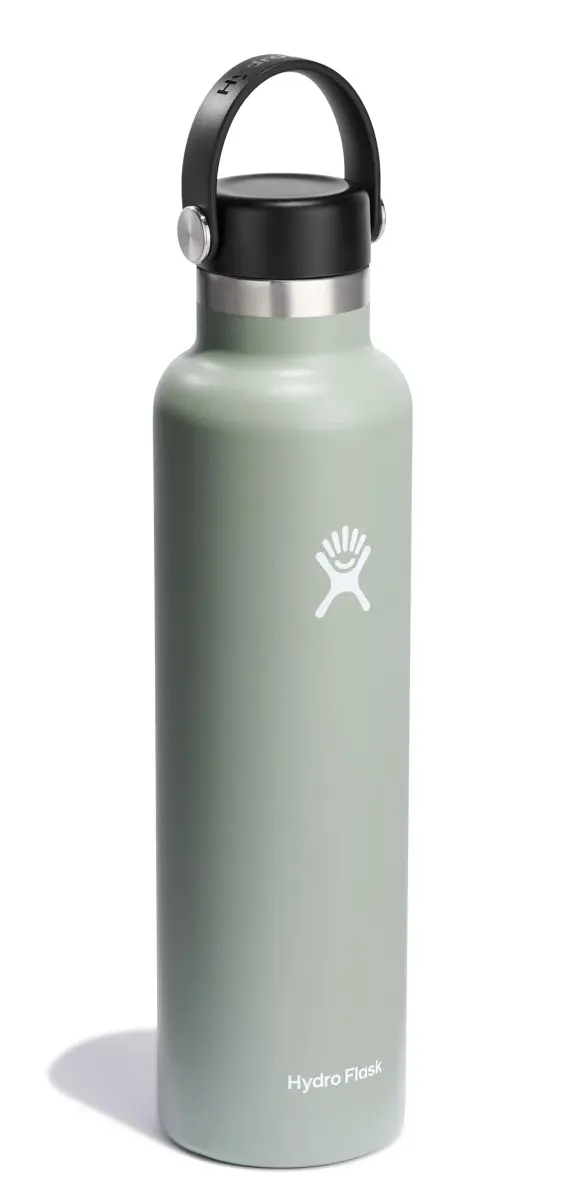 Hydro Flask Water Bottle - Insulated Stainless Steel - Non Spill, Leakproof 24 Oz Agave Green | Keeps Cold 24 Hrs, Hot 12 Hrs - view 2