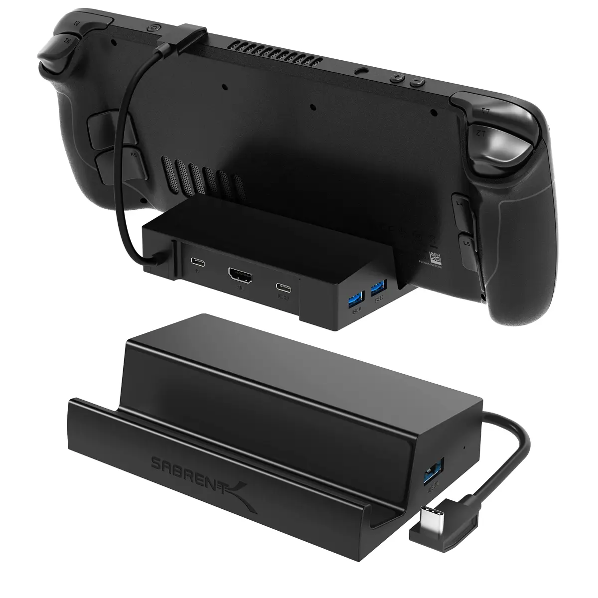 SABRENT 6-Port USB-C Docking Station DS-SD6P 95W | 4K@60Hz HDMI, 3x USB-A 5Gbps, USB-C Data, 95W PD Charging - main product image
