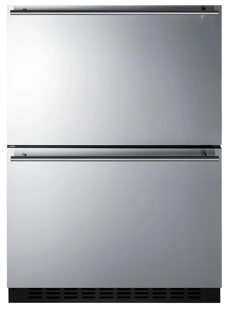 Summit ADFD243 24" Built-In 2-Drawer Freezer | ADA Compliant, 3.7 cu.ft. Capacity, Indoor/Outdoor Rated - main product image