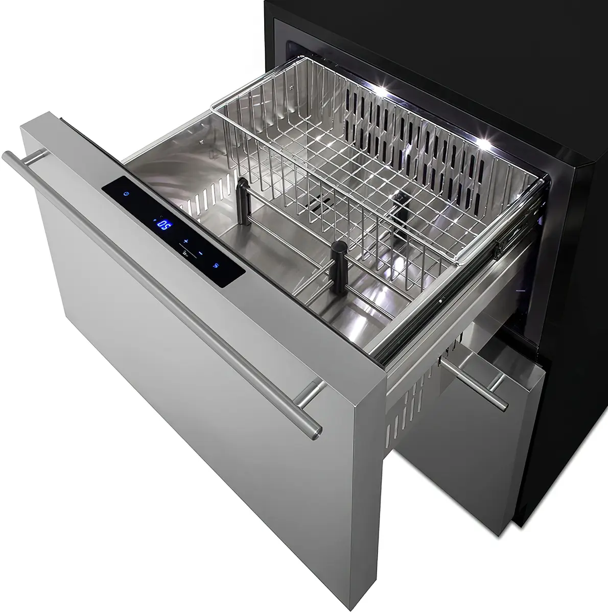 Summit ADFD243 24" Built-In 2-Drawer Freezer | ADA Compliant, 3.7 cu.ft. Capacity, Indoor/Outdoor Rated - view 6