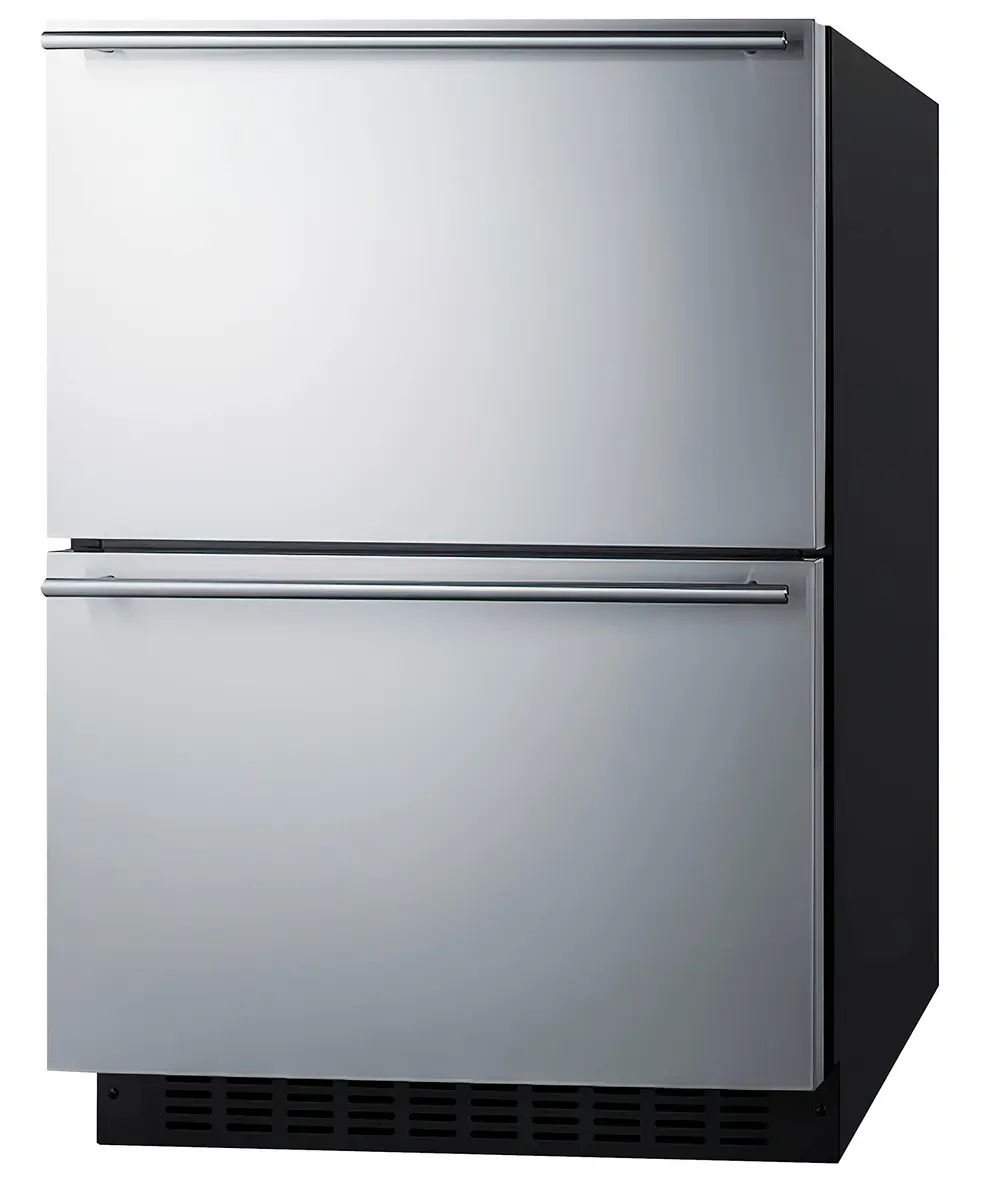 Summit ADFD243 24" Built-In 2-Drawer Freezer | ADA Compliant, 3.7 cu.ft. Capacity, Indoor/Outdoor Rated - view 3