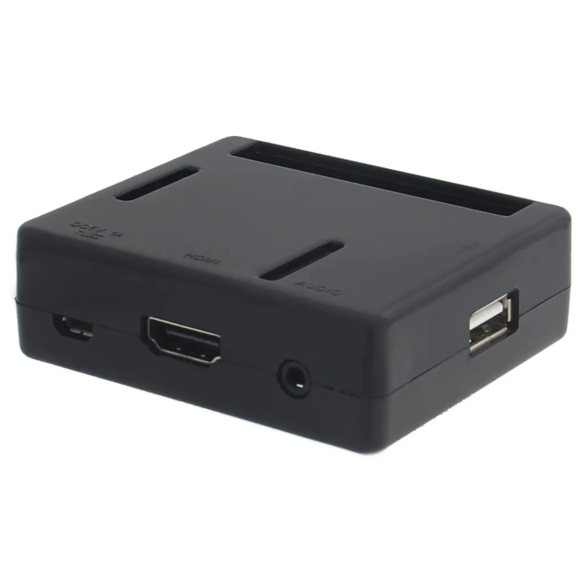 eleUniverse ABS Case with Cooling Fan for Raspberry Pi 3 Model A+ | Durable, lightweight ABS case with 4 fans, easy access ports, 72x62x23mm - view 4