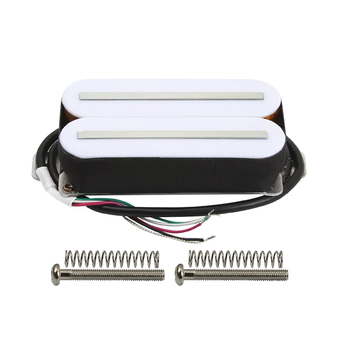FLEOR Neck Humbucker Pickup Ceramic White | Dual Rail, 7-8K Resistance - main product image